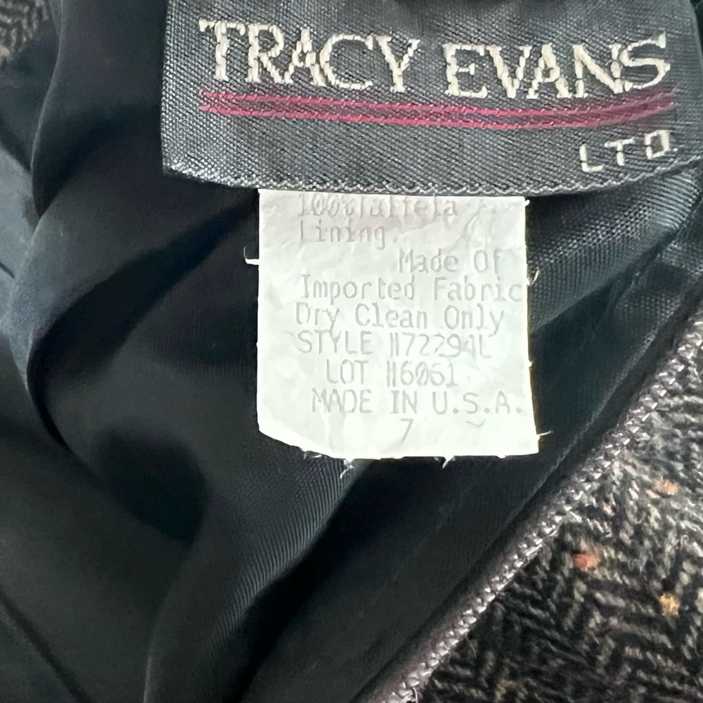 Tracy Evans Wool Blend Vintage Skirt - Picture 12 of 12